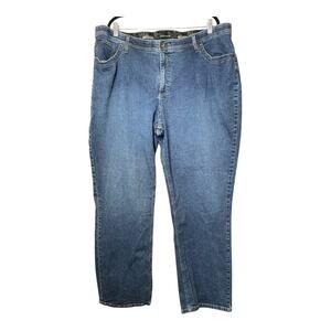 Lee Comfort Wasitband Jeans Size 24 Straight Leg Stretch